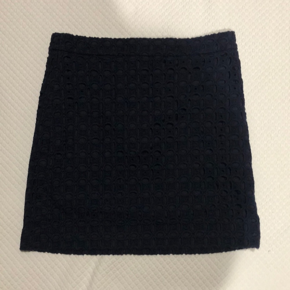 J Crew Navy Blue Skirt. - Picture 2 of 3